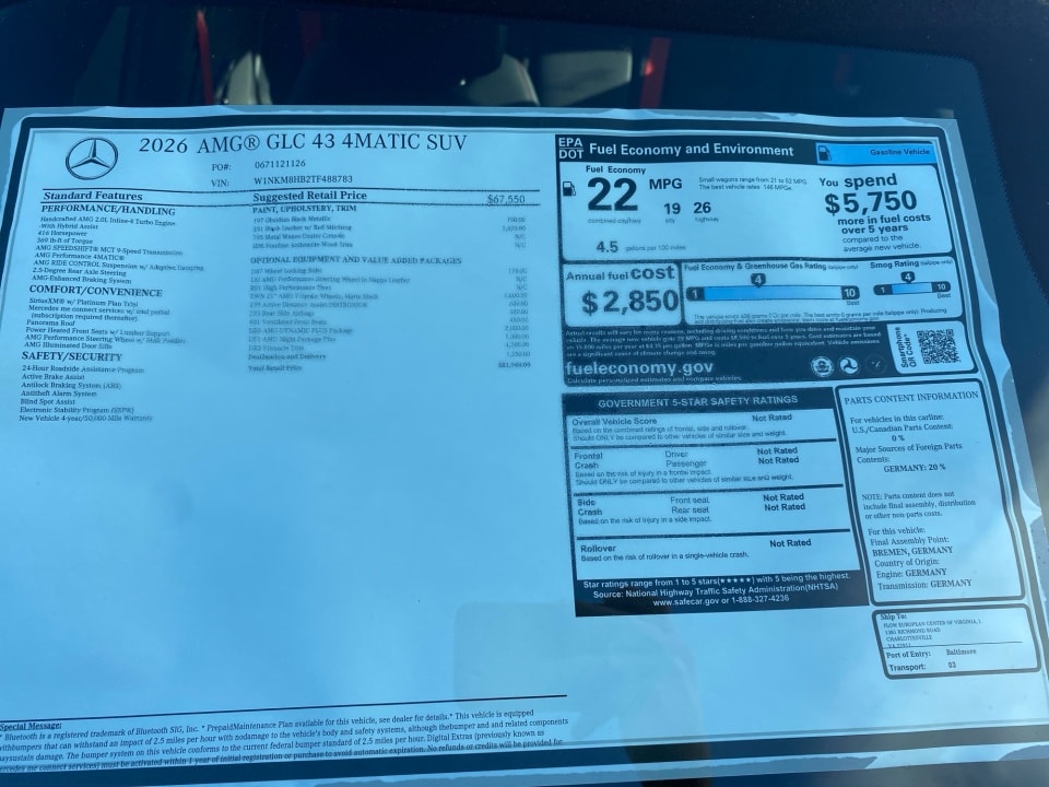 2026 Mercedes-Benz GLC AMG GLC43 - Photo 33