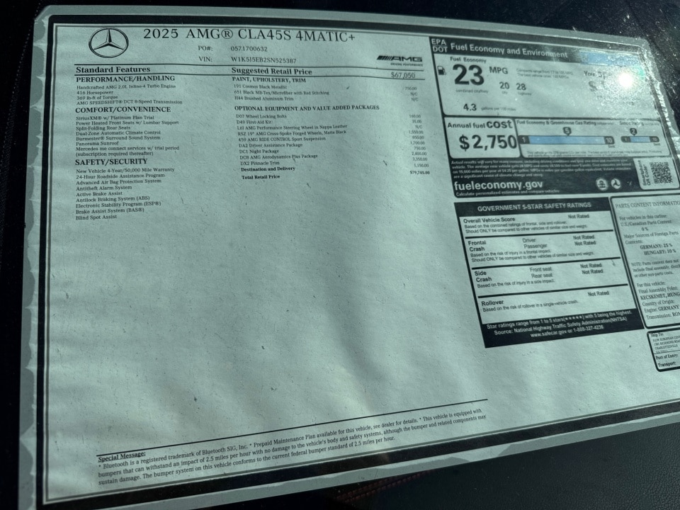 2025 Mercedes-Benz CLA AMG CLA45 S - Photo 33