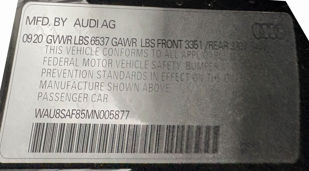 2021 AUDI S8 - Image 39