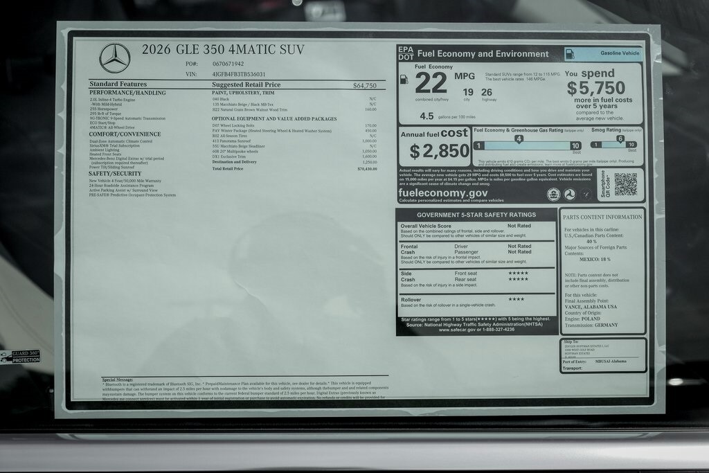 2026 MERCEDES-BENZ GLE-CLASS - Image 25