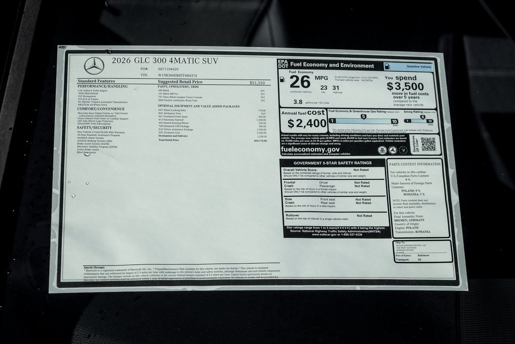 2026 MERCEDES-BENZ GLC-CLASS - Image 23