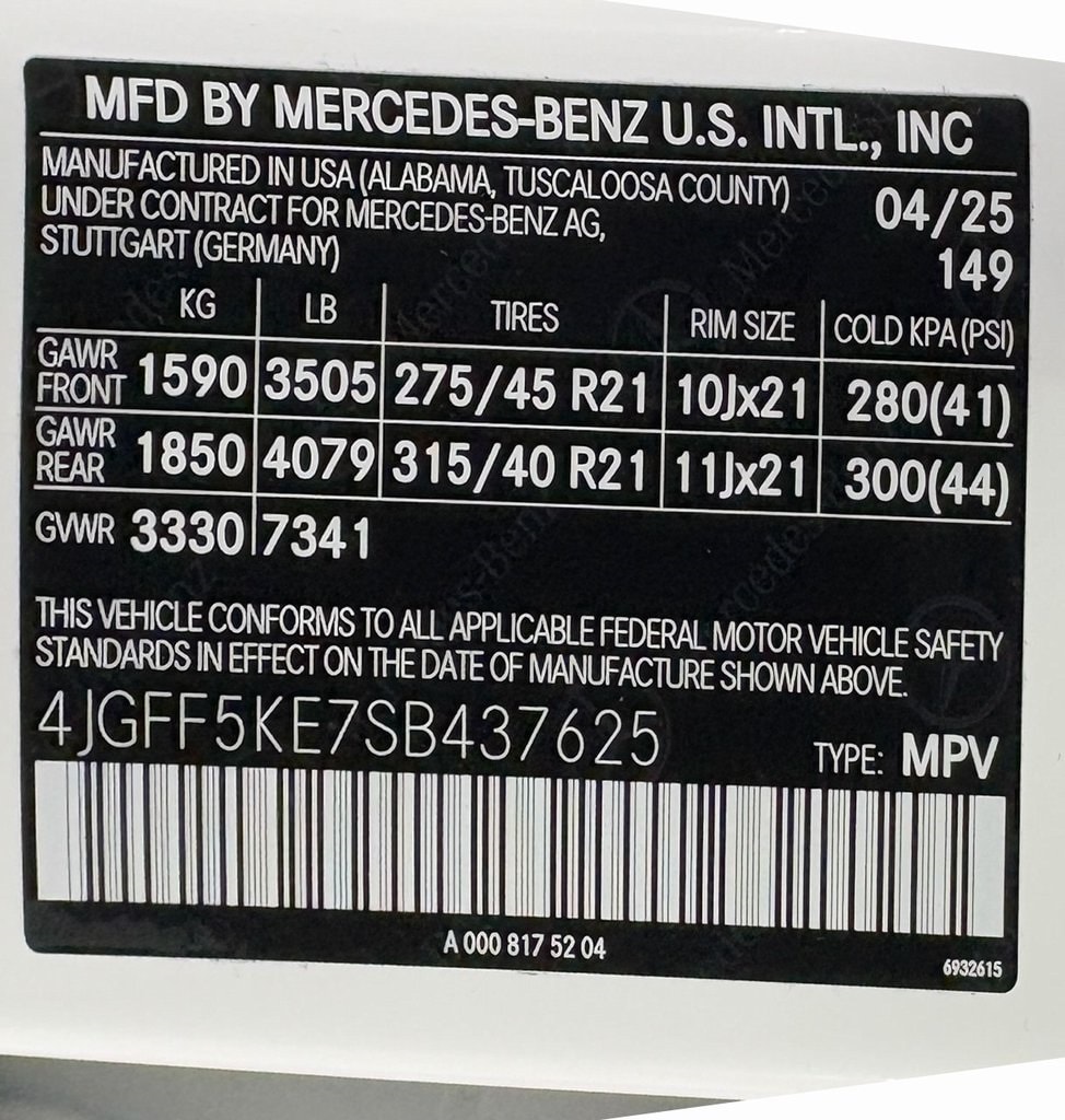 2025 MERCEDES-BENZ GLS-CLASS - Image 39