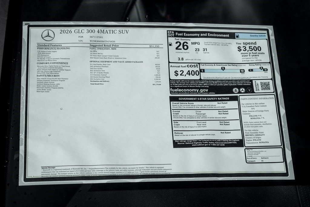 2026 MERCEDES-BENZ GLC-CLASS - Image 23