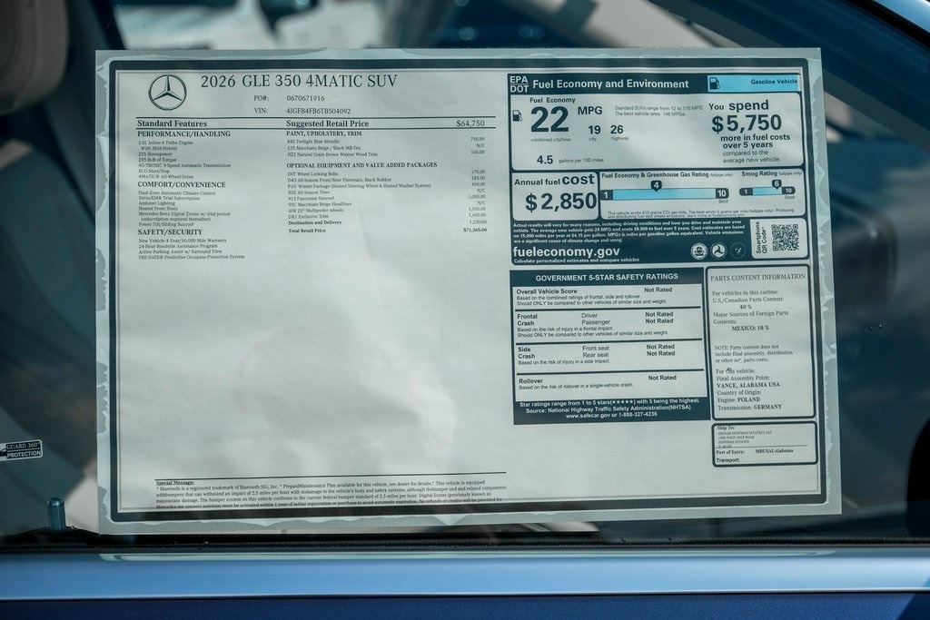 2026 MERCEDES-BENZ GLE-CLASS - Image 25