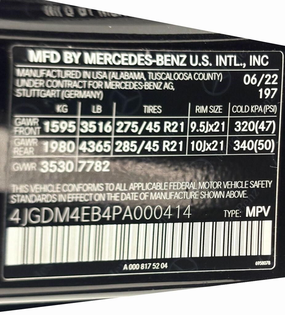 2023 MERCEDES-BENZ EQS-CLASS SUV - Image 42