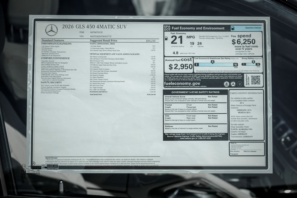 2026 MERCEDES-BENZ GLS-CLASS - Image 27