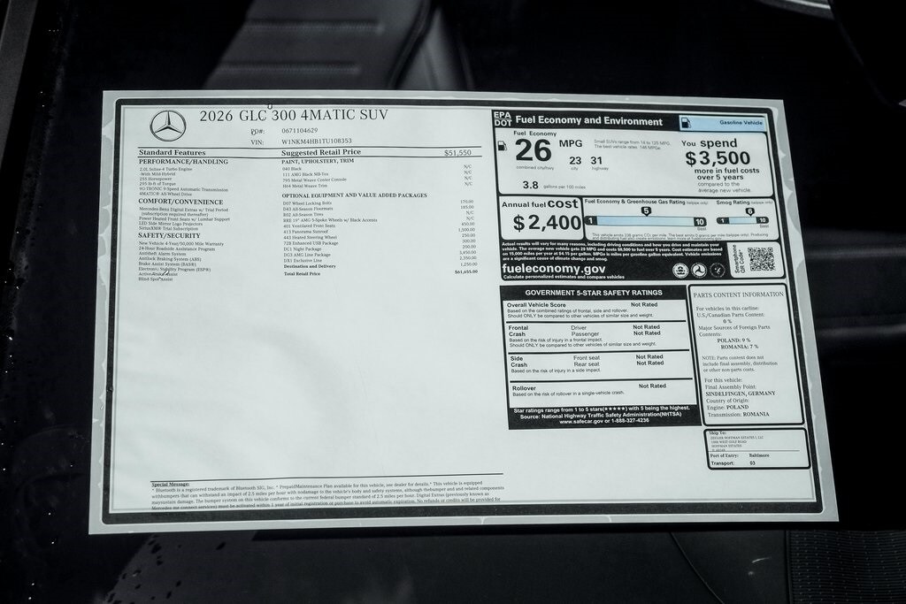 2026 MERCEDES-BENZ GLC-CLASS - Image 23