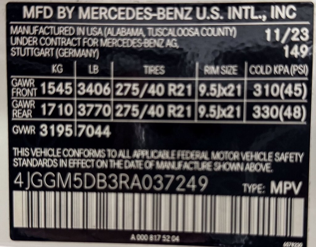 2024 MERCEDES-BENZ EQE-CLASS SUV - Image 36