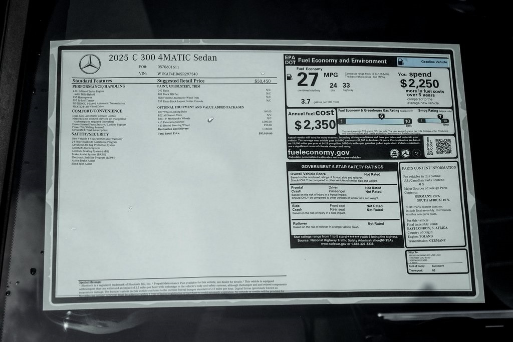 2025 MERCEDES-BENZ C-CLASS - Image 22