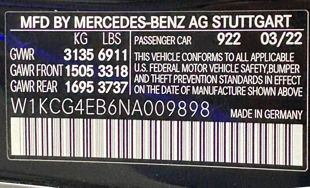 2022 MERCEDES-BENZ EQS-CLASS SEDAN - Image 39