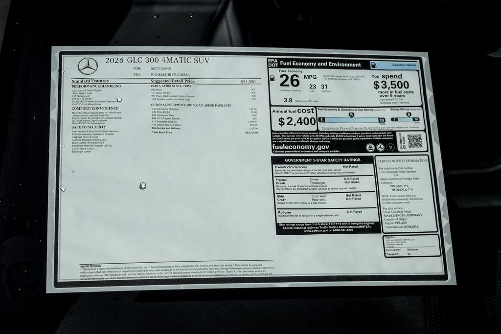 2026 MERCEDES-BENZ GLC-CLASS - Image 22