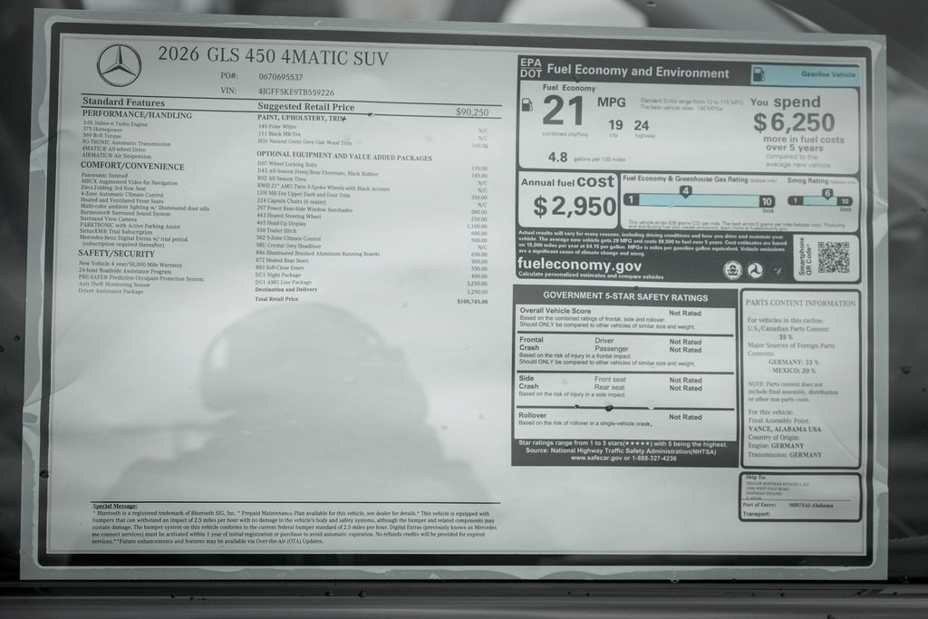 2026 MERCEDES-BENZ GLS-CLASS - Image 27