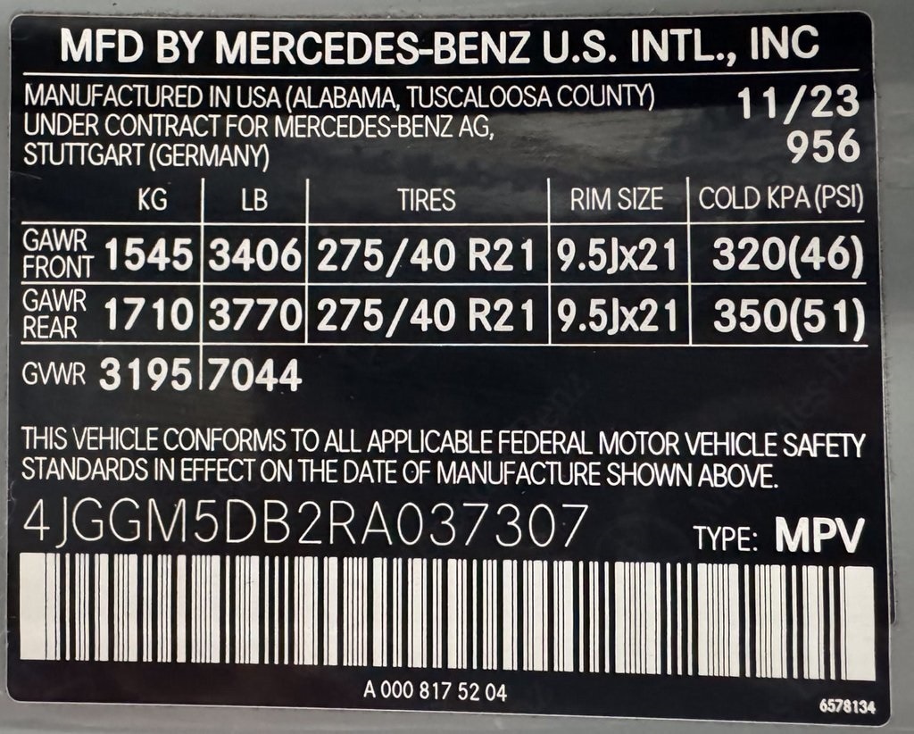 2024 MERCEDES-BENZ EQE-CLASS SUV - Image 36