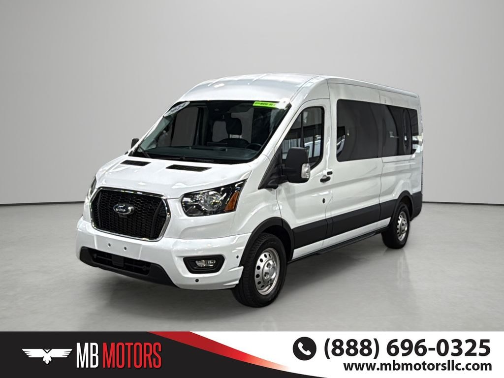 Used 2024 Ford Transit-350 Passenger XLT Wagon Medium Roof Van