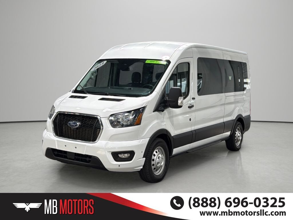 Used 2024 Ford Transit-350 Passenger XLT Wagon Medium Roof Van