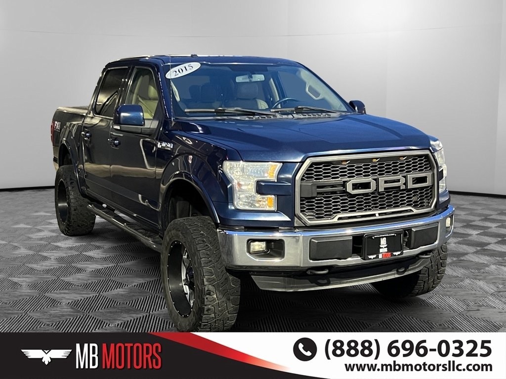 Used 2015 Ford F-150 Lariat Truck SuperCrew Cab