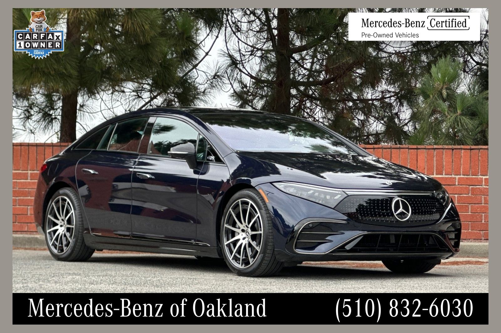 Certified 2025 Mercedes-Benz EQS Base with VIN W1KCG2EB8SA052638 for sale in Oakland, CA