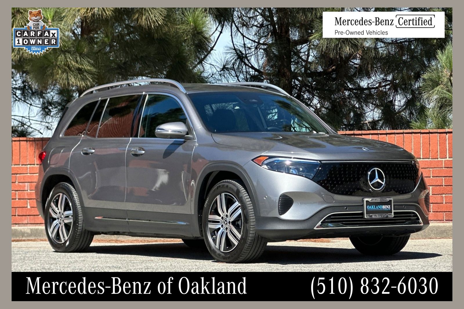 Certified 2025 Mercedes-Benz EQB Base with VIN W1N9M0CB4SN129141 for sale in Oakland, CA