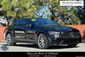 Featured Used 2022 Mercedes-Benz AMGÂ® GT 43 Base 4D Hatchback 4matic Hatchback for Sale in Oakland, CA