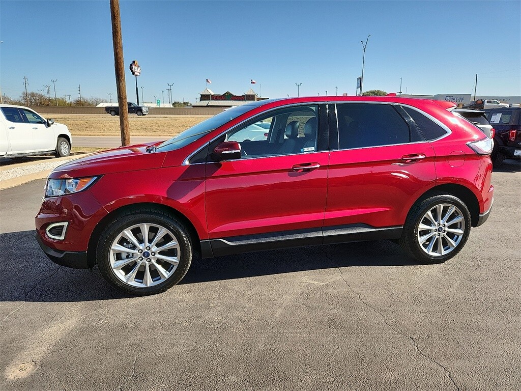 Used 2018 Ford Edge Titanium with VIN 2FMPK4K91JBB95291 for sale in Abilene, TX