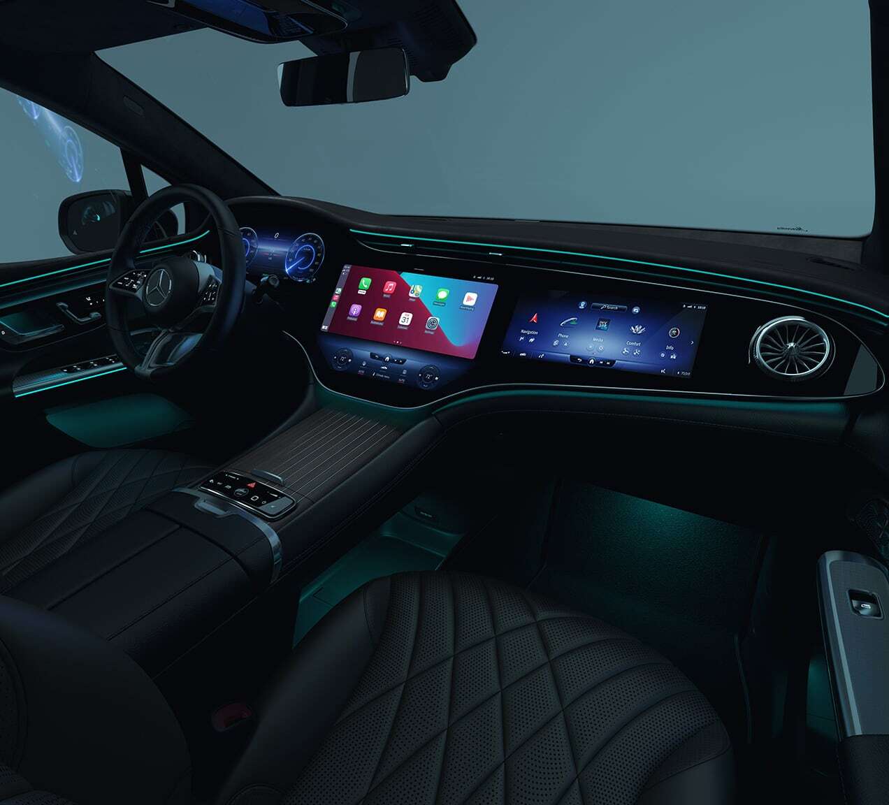 2027 Mercedes-Benz EQE SUV technology and infotainment