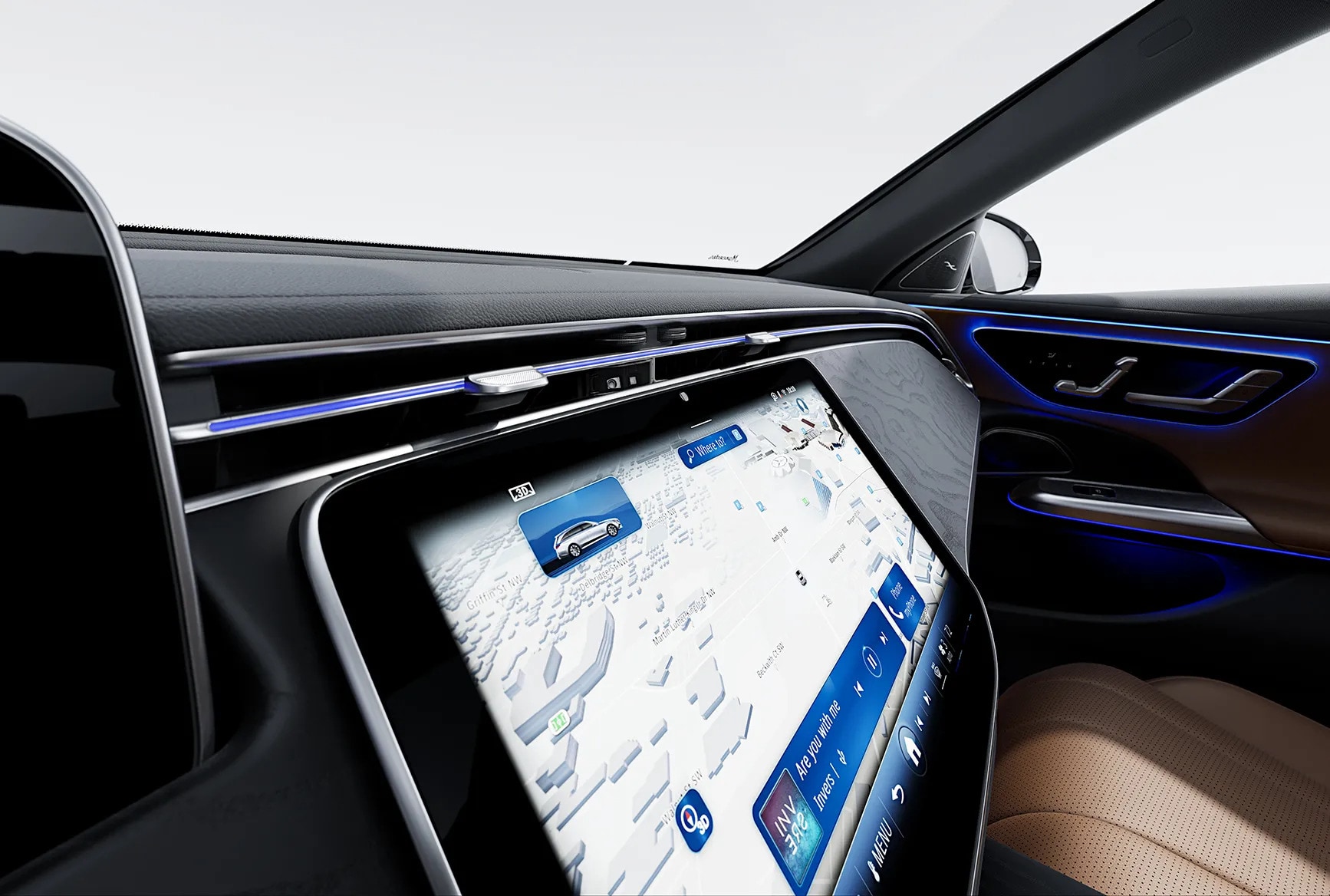 Mercedes-Benz MBUX Superscreen Display