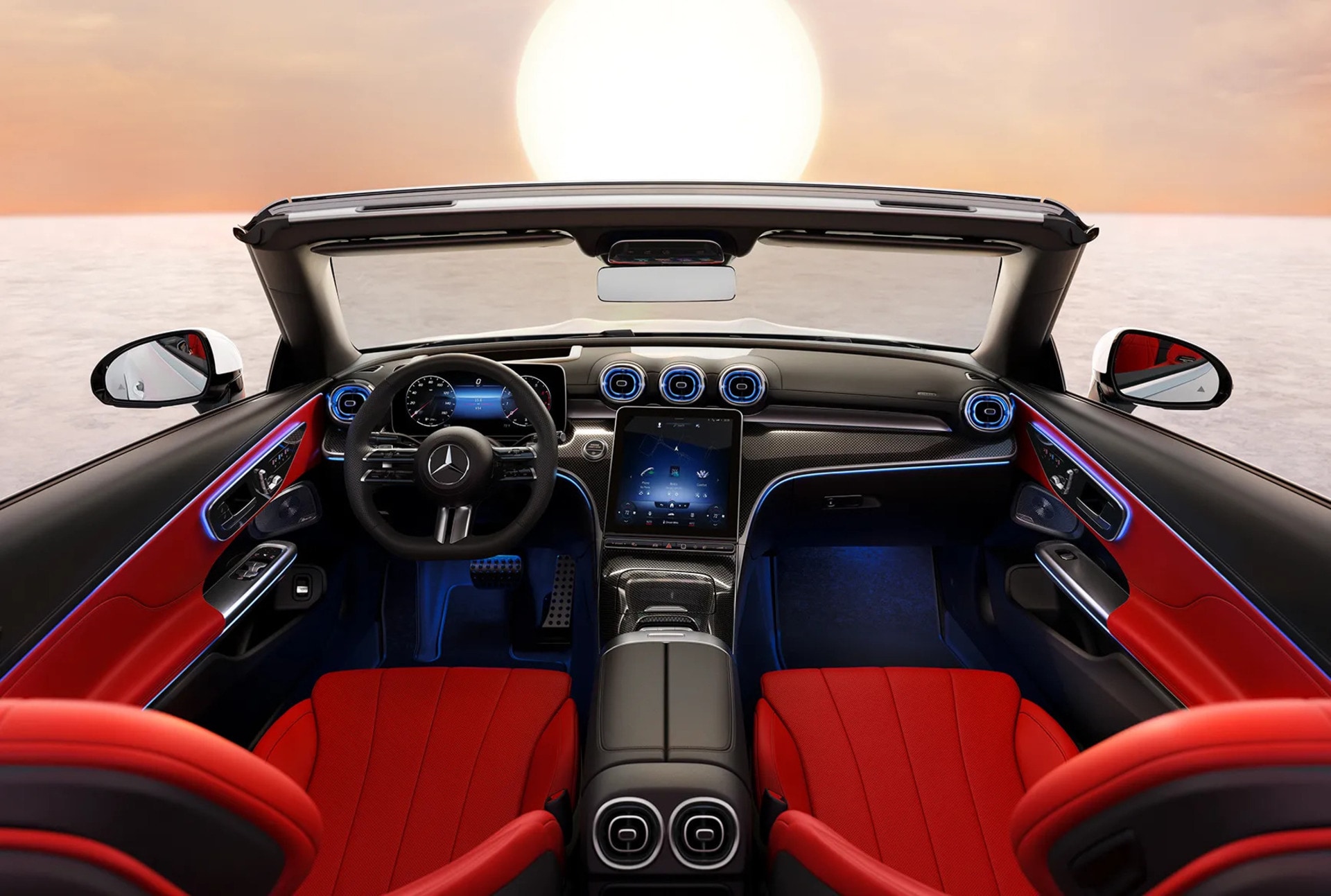 Mercedes-Benz Central Touchscreen Display Tilt