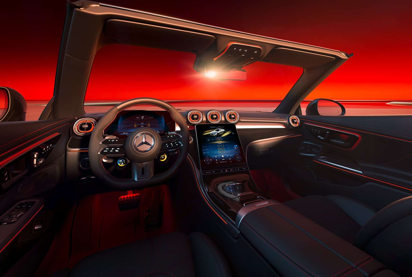 2027 Mercedes-Benz CLE Cabriolet technology and driver assistance compared with BMW 4 Series Convertible
