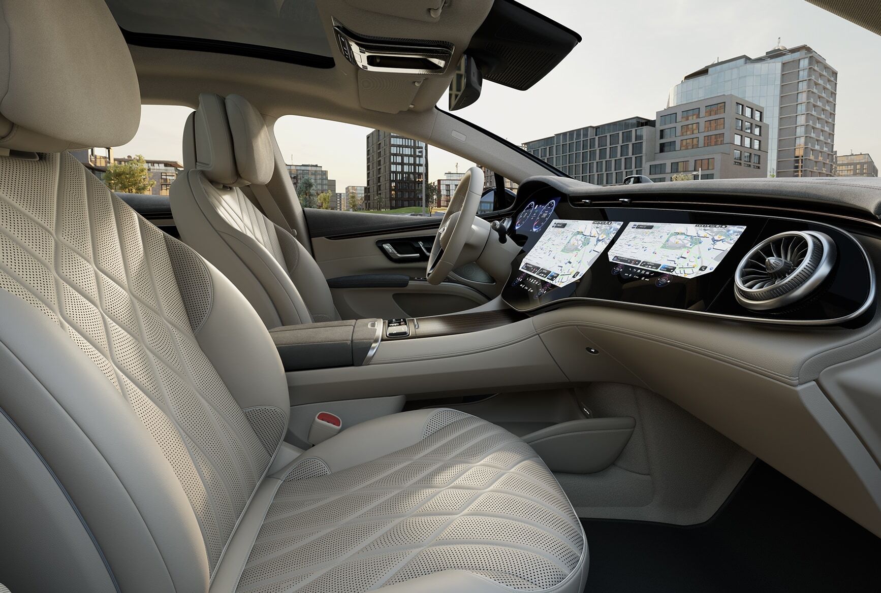 2027 Mercedes-Benz EQS Sedan interior comfort and cargo