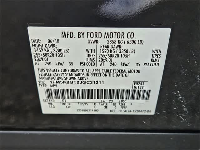 Thumbnail: 2018 Ford Explorer - 38