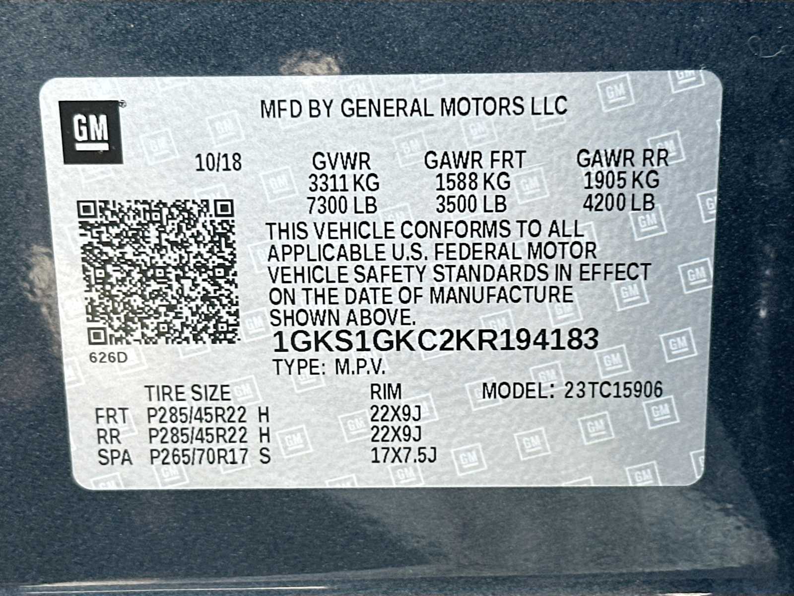Thumbnail: 2019 GMC Yukon XL - 36
