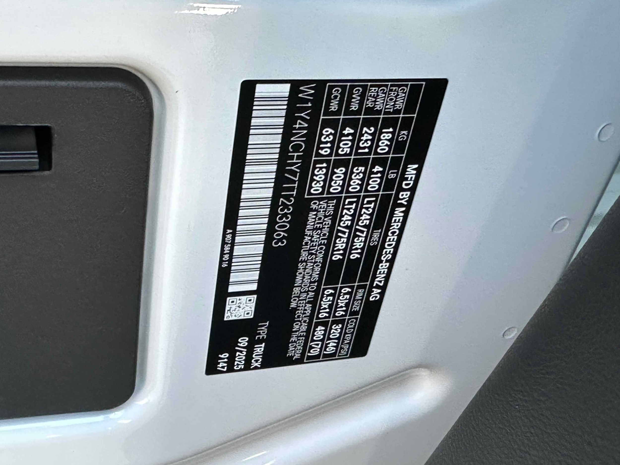 2026 Mercedes-Benz Sprinter Cargo Van Base - Photo 5