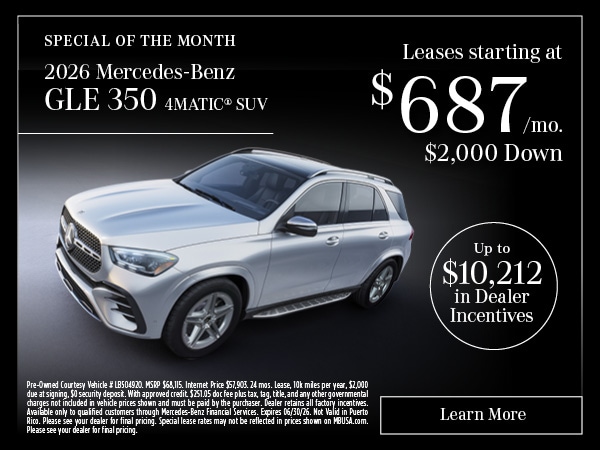 2026 Mercedes-Benz GLE 350 4MATIC SUV