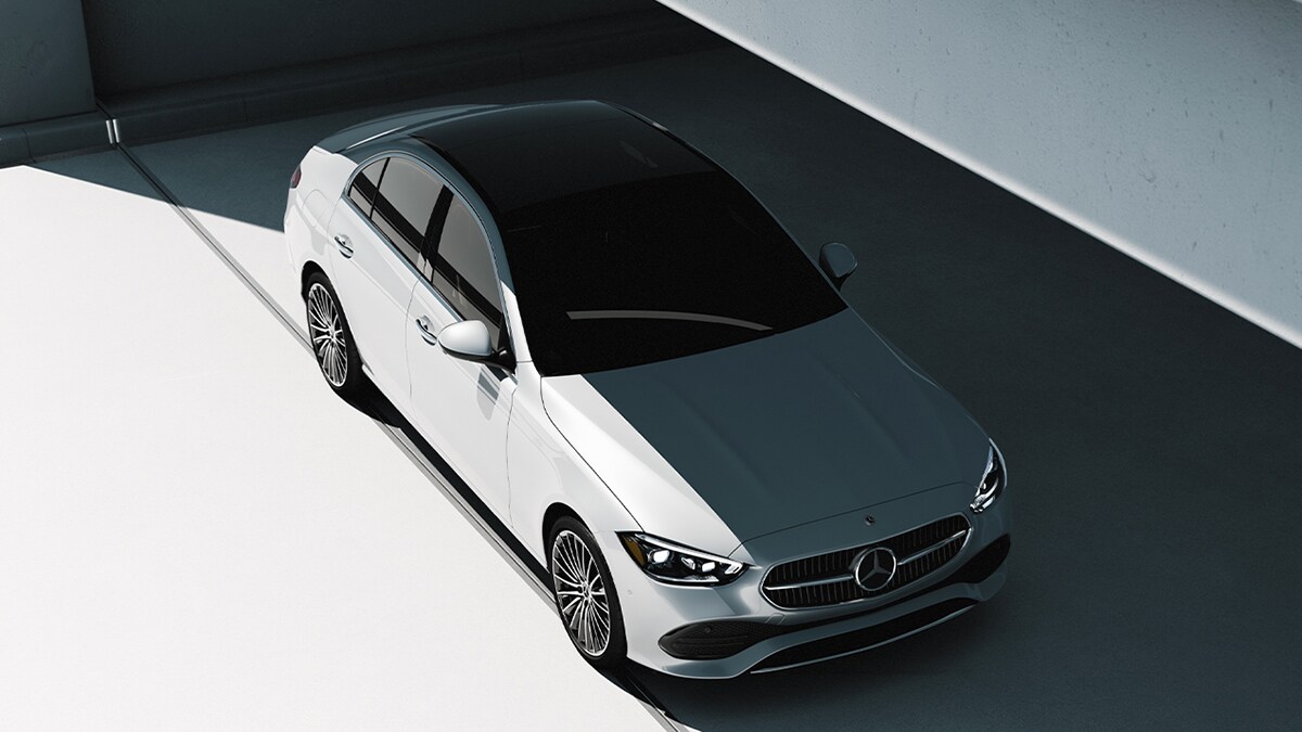 Bird's eye view benz
