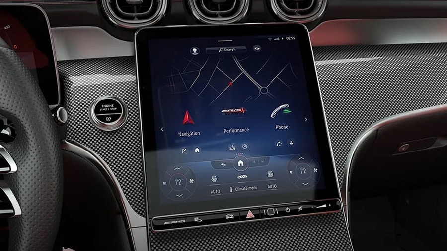 Mercedes AMG GLC 43 Display