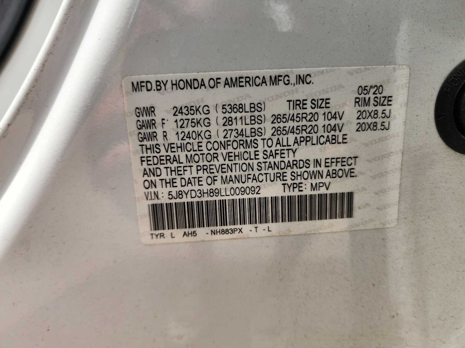 Thumbnail: 2020 Acura MDX - 8