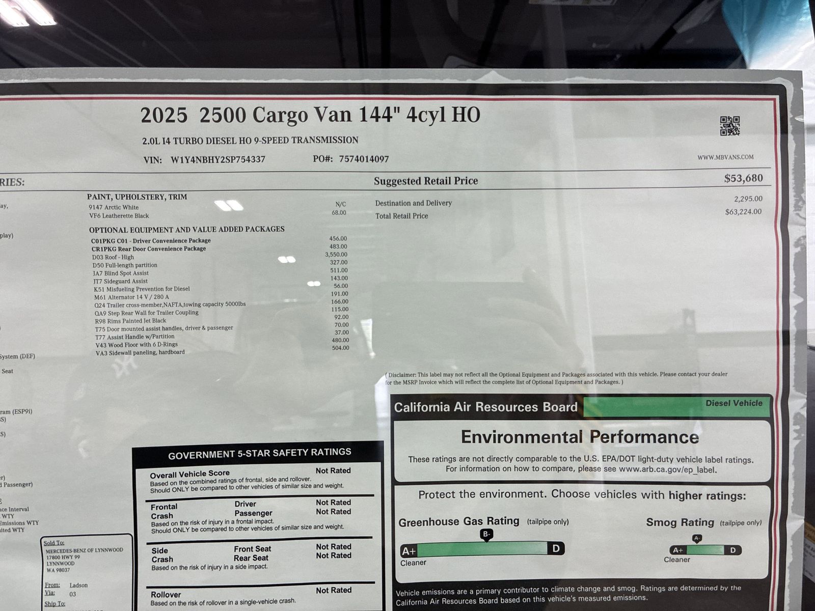 2025 Mercedes-Benz Sprinter Cargo Van Base - Photo 21