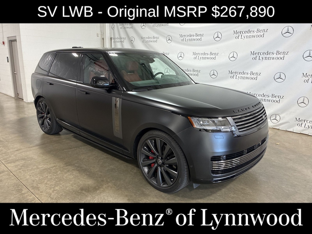 Used 2025 Land Rover Range Rover SV SUV