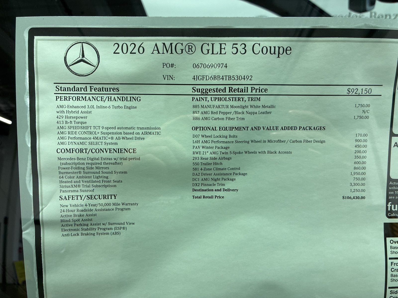 2026 Mercedes-Benz GLE Coupe GLE 53 AMG - Photo 22