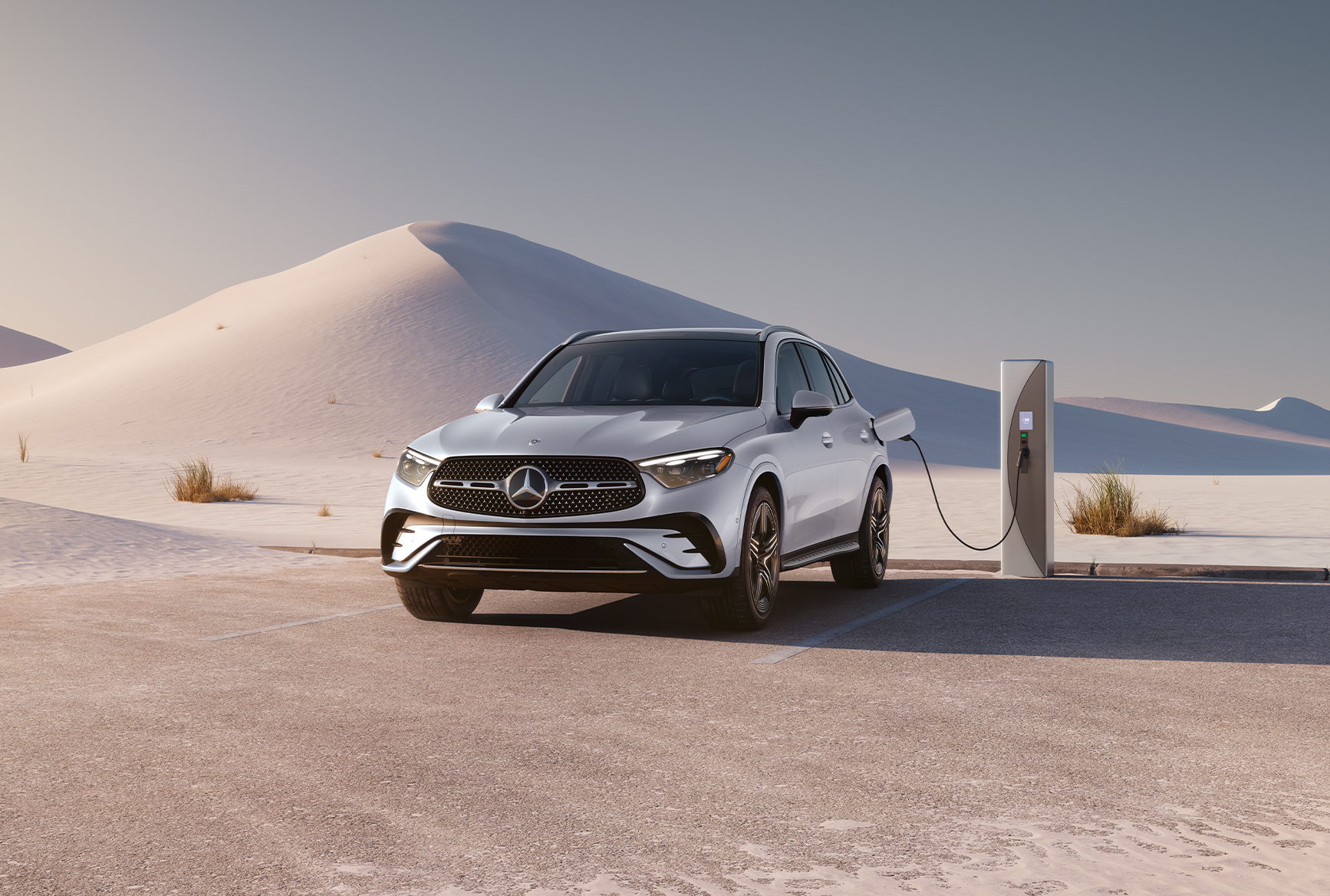 2027 Mercedes-Benz GLC 350E PHEV plugged in