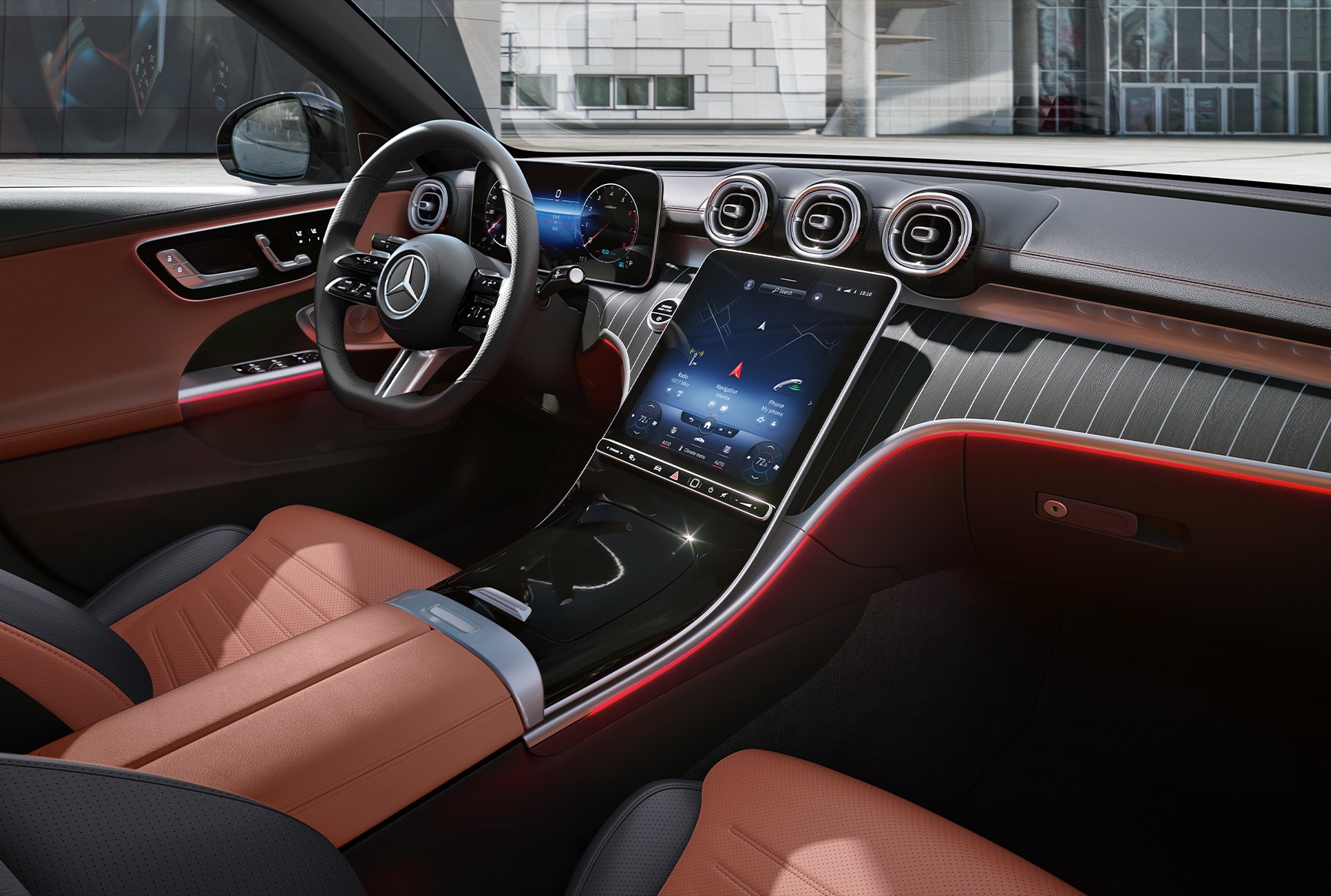 2026 Mercedes-Benz C-Class tech and dashboard