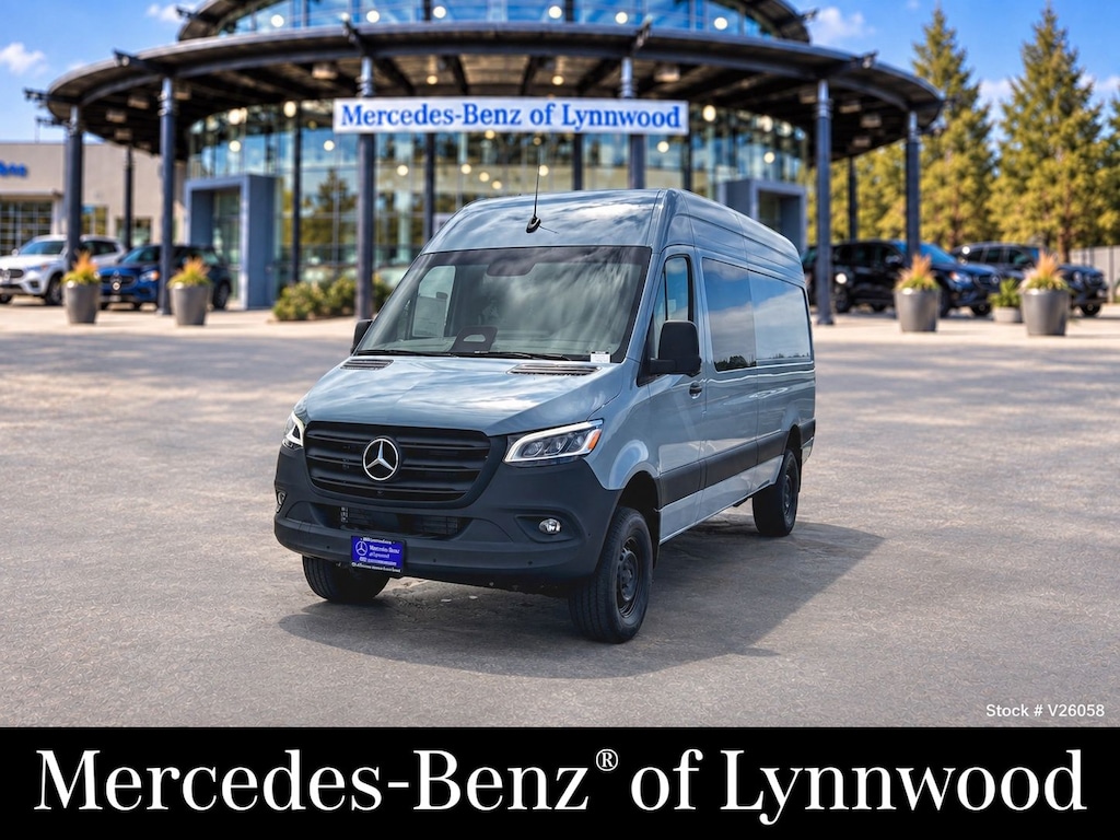 New 2026 Mercedes-Benz Sprinter 2500 Crew 170 WB AWD Cargo Van