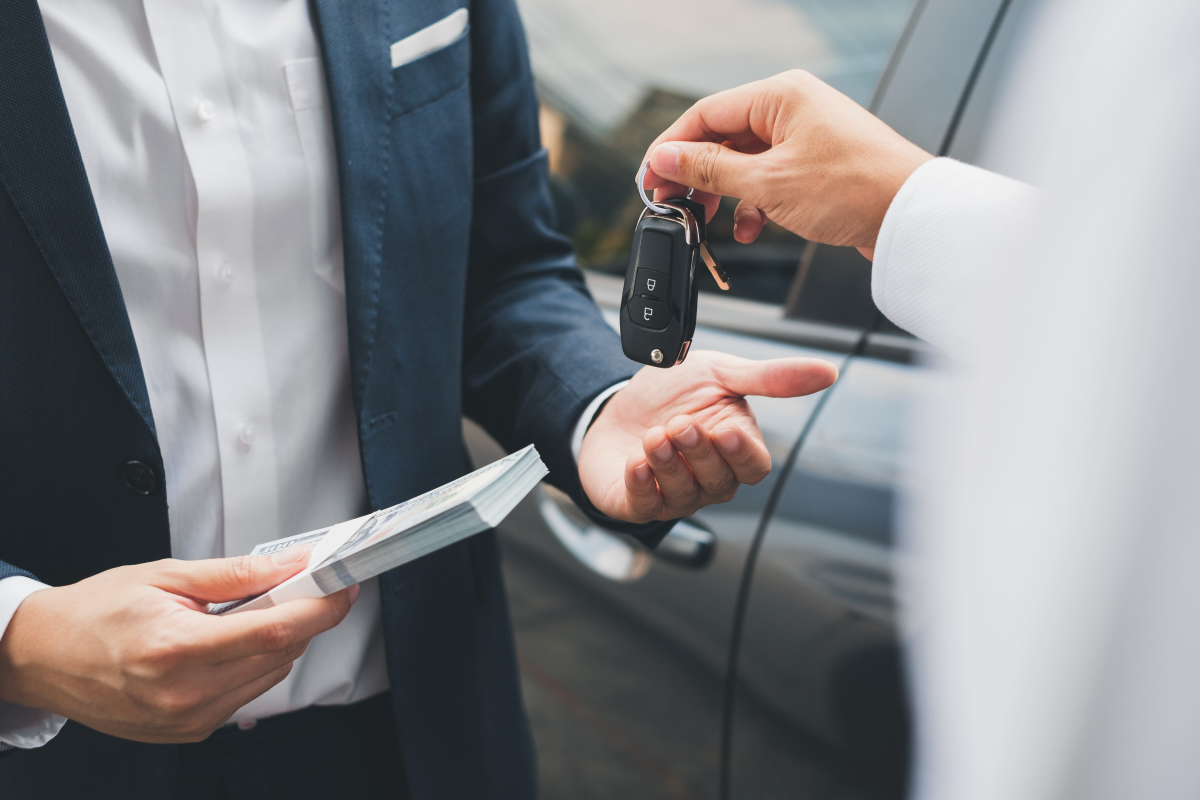 trading car keys for cash