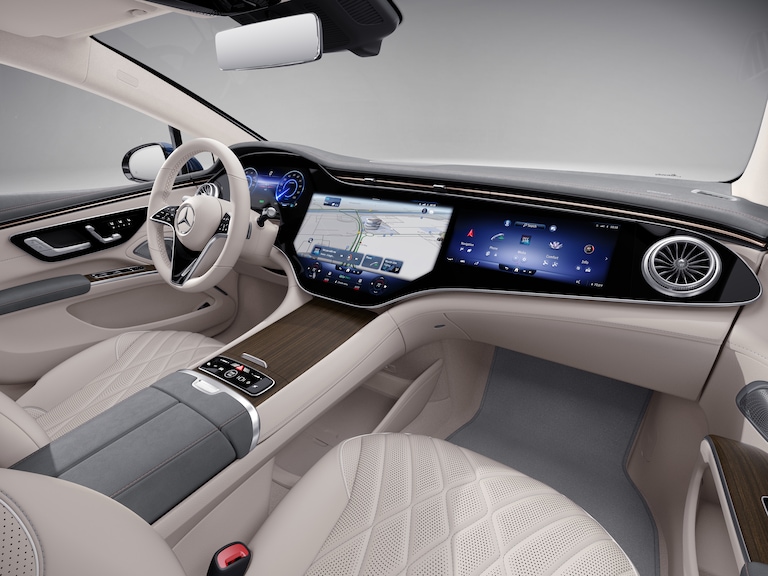 Mercedes-Benz EV charging on the go
