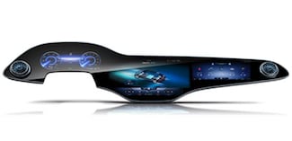 Mercedes-Benz MBUX Hyperscreen interior display
