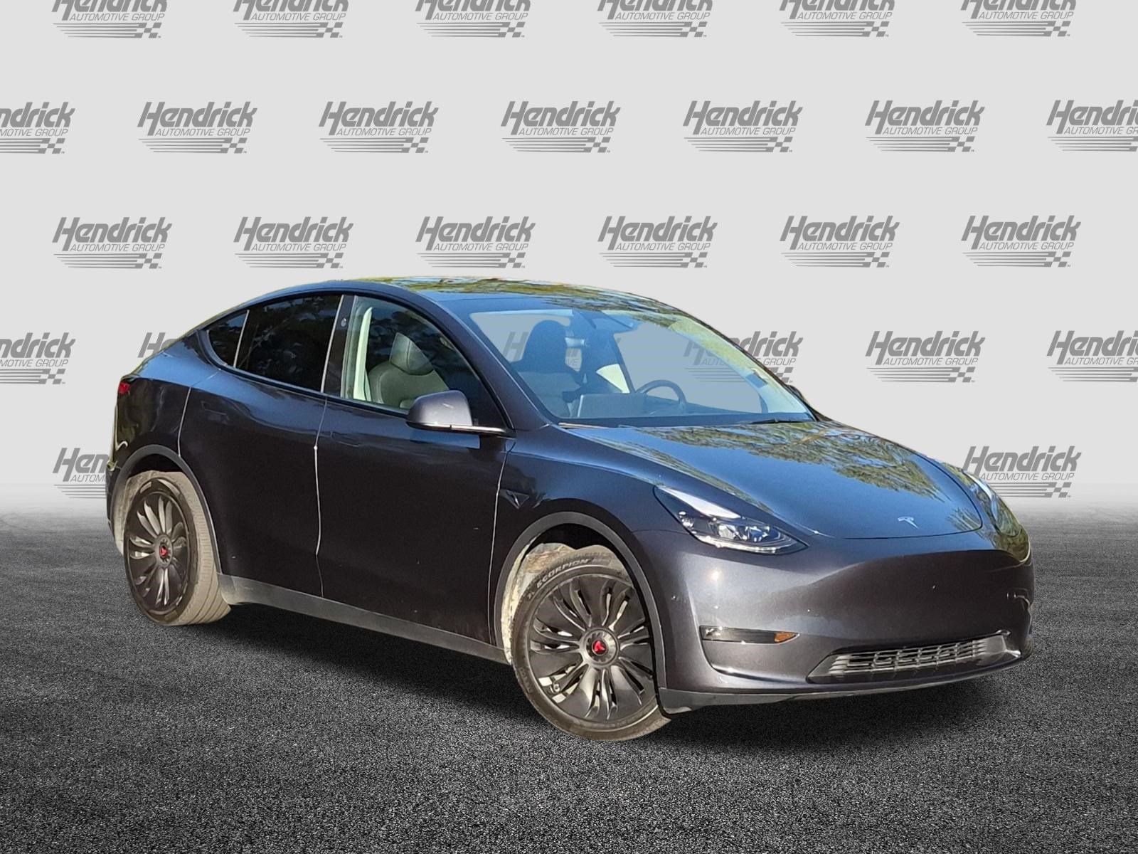 Used 2024 Tesla Model Y Long Range with VIN 7SAYGDEEXRA237717 for sale in Durham, NC