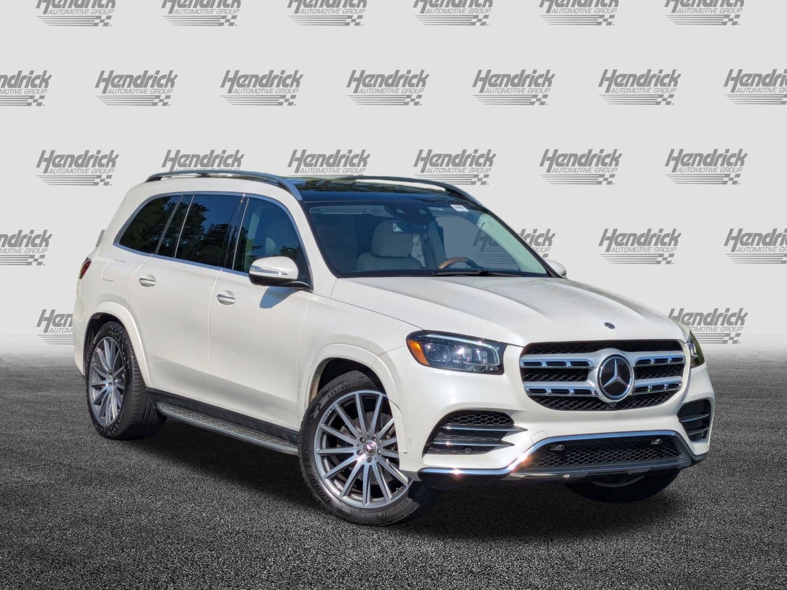 Certified 2021 Mercedes-Benz GLS GLS580 with VIN 4JGFF8GE4MA408666 for sale in Durham, NC