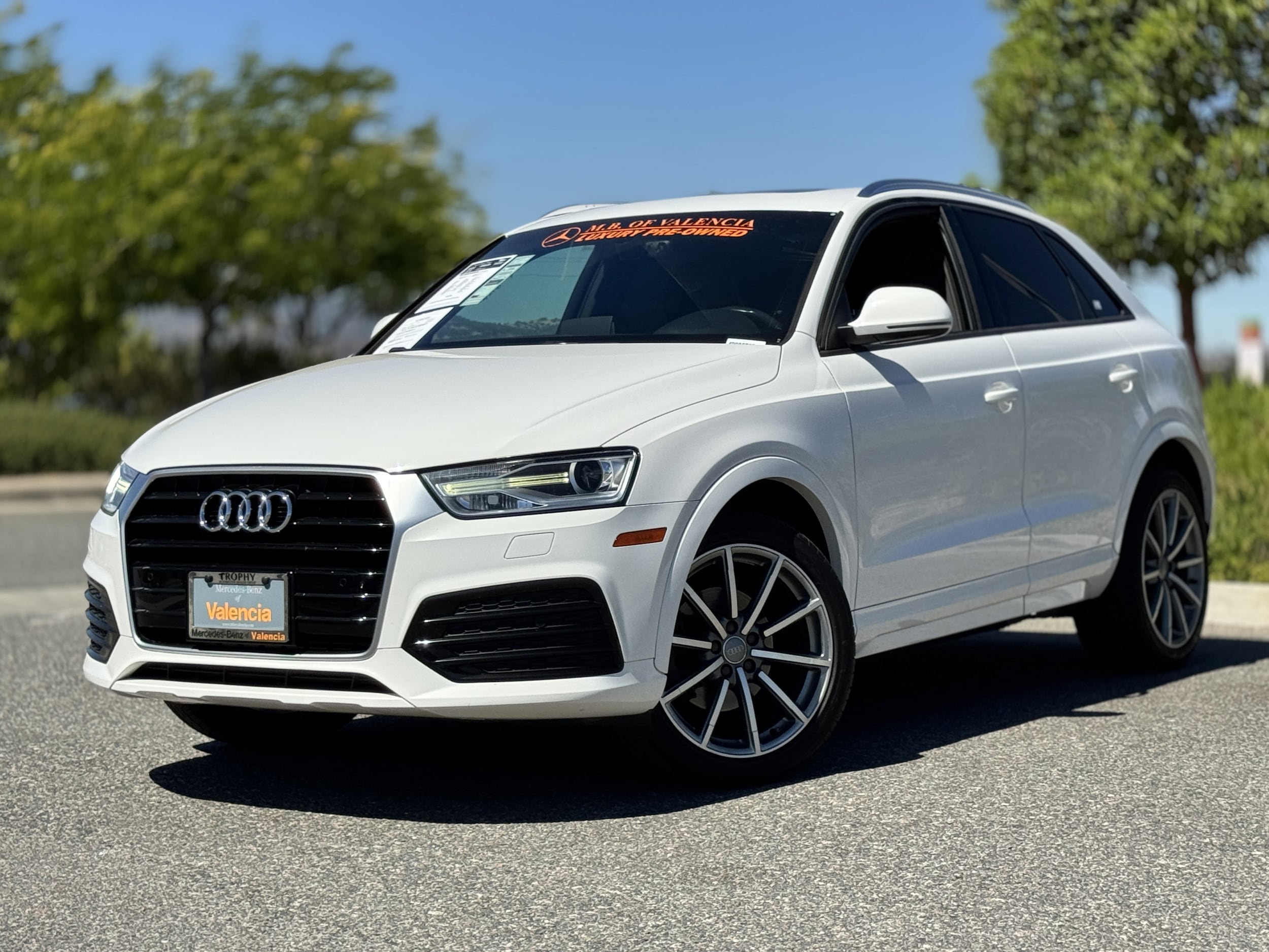 Used 2018 Audi Q3 Premium with VIN WA1BCCFS7JR008565 for sale in Santa Clarita, CA