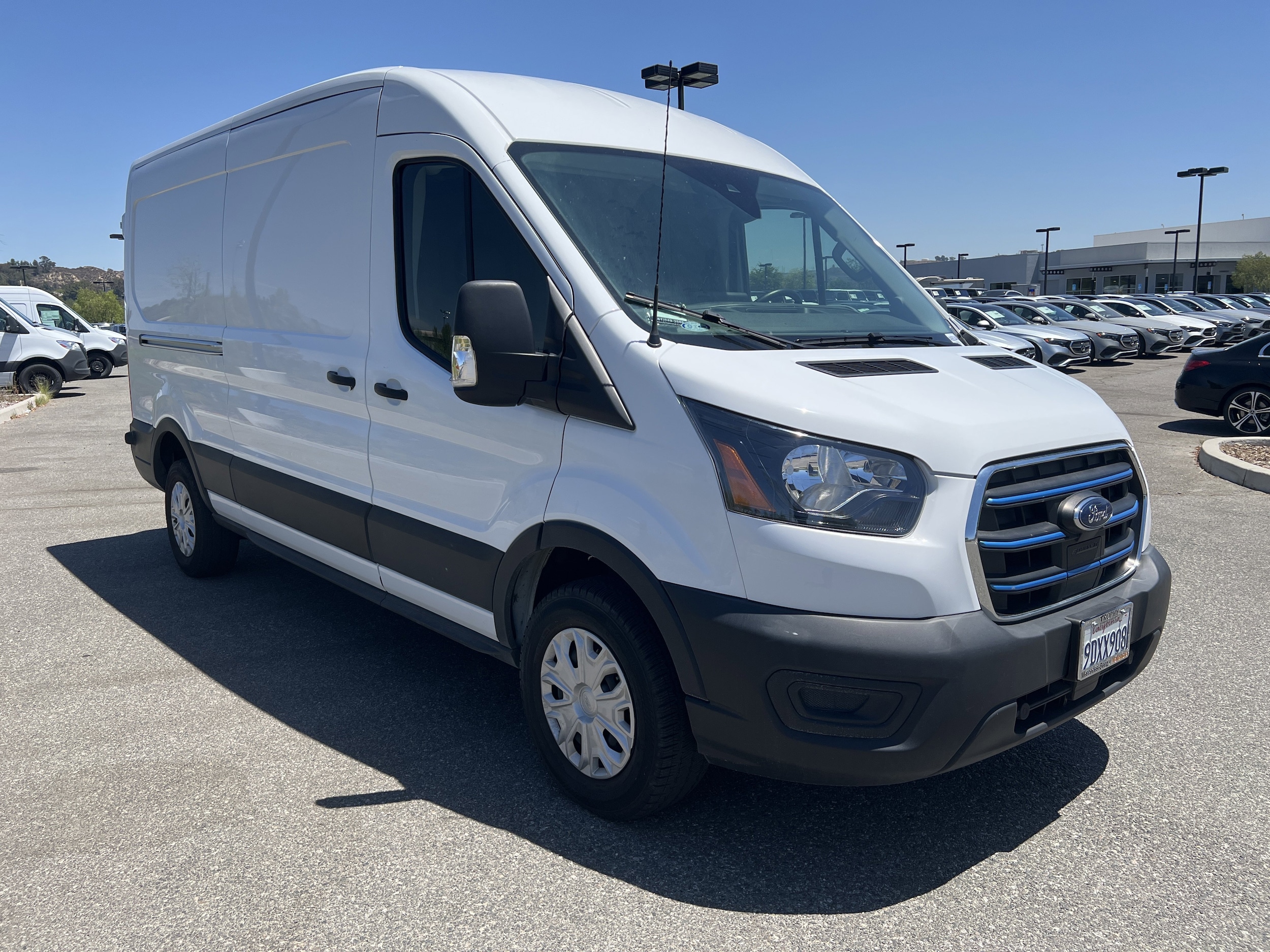 Used 2023 Ford E-Transit Cargo Van Base with VIN 1FTBW9CKXPKA27603 for sale in Santa Clarita, CA