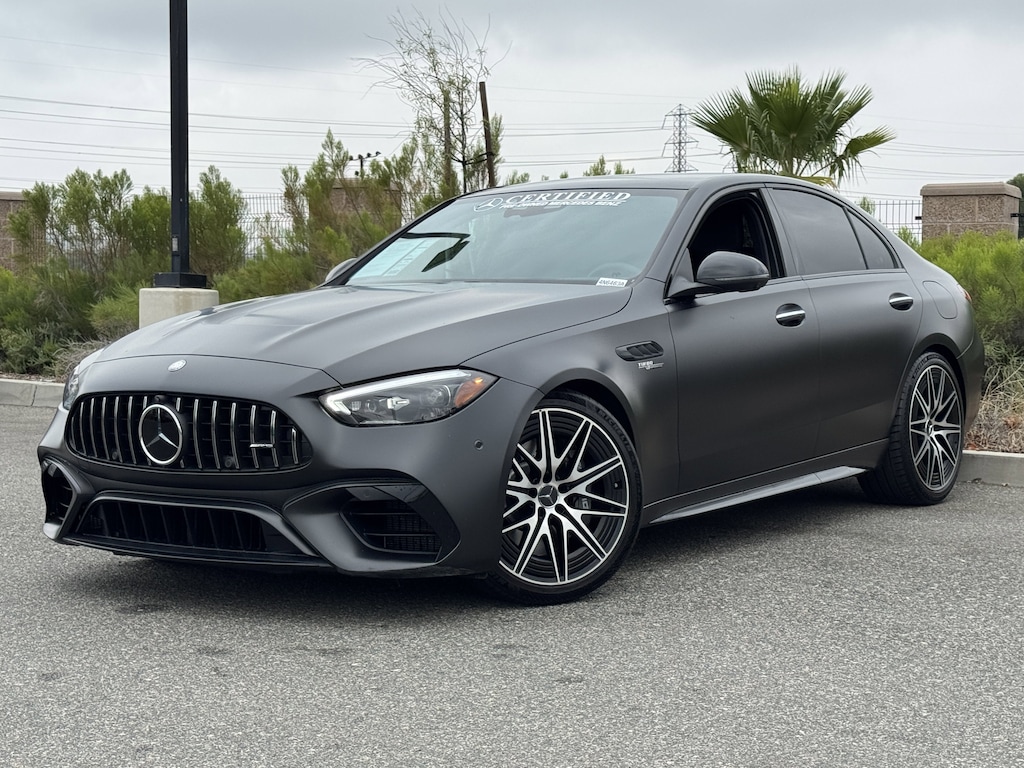 Certified 2024 Mercedes-Benz C-Class AMG C 63 S E Performance Sedan